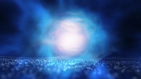 Fantasy space travel seamless looping animation Stock Footage 340587182