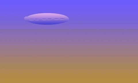 Fantasy spaceship outer space sky Stock Illustration