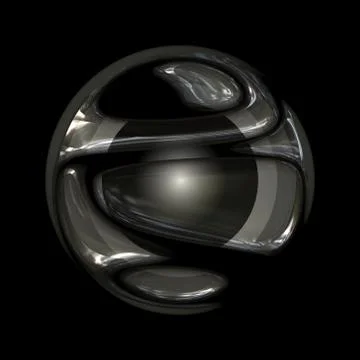 Fantasy sphere shape Stock Illustration