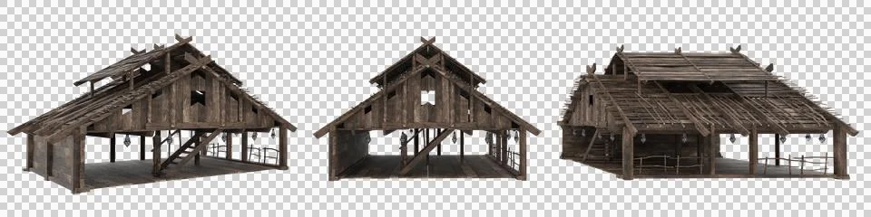 Fantasy Structures Stock Illustration