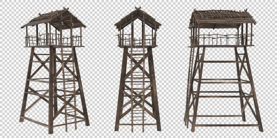 Fantasy Structures Stock Illustration