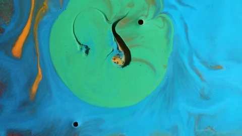 Fantasy surface of colored paints Stock-Footage 81942500