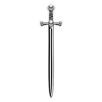 Fantasy sword 0018 Stock Illustration