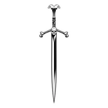 Fantasy sword 0019 Stock Illustration
