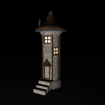 Fantasy Tower Stock Illustration