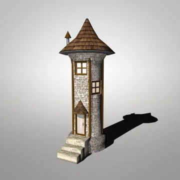 Fantasy Tower Stock Illustration