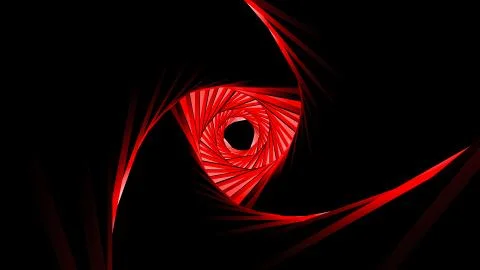 Fantasy tunnel with fractal elements. Digital technology background Stock Illustration