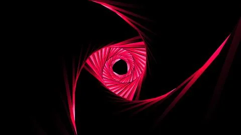 Fantasy tunnel with fractal elements. Digital technology background 스톡 일러스트