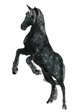 Fantasy unicorn 스톡 일러스트