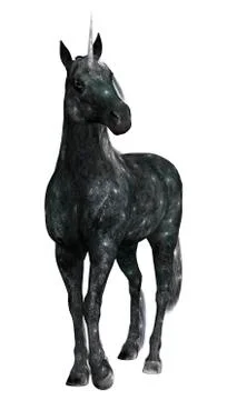 Fantasy unicorn Stock Illustration