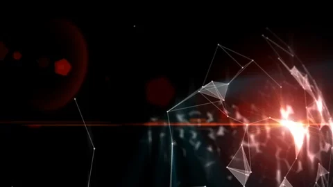 Fantasy Web network Animation 4k background Stock Footage 124683102