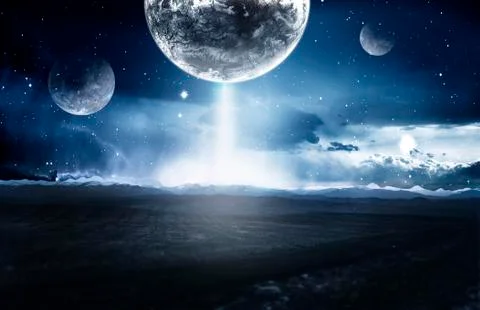 Fantasy world Stock Illustration