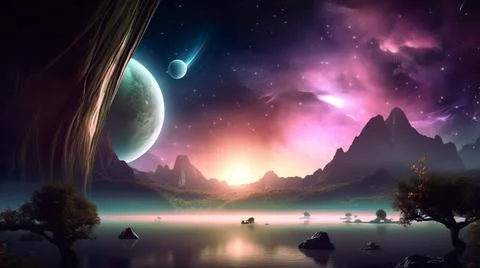 FantasyWorld Stock Illustration