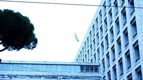 Fao building, Rome Stock Footage 83177113