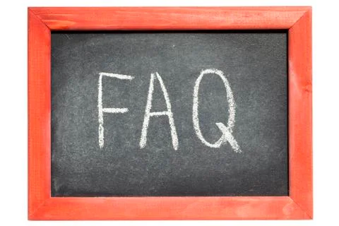 Faq abbreviation Foto stock
