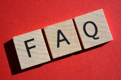 FAQ, acronym Stock Photos