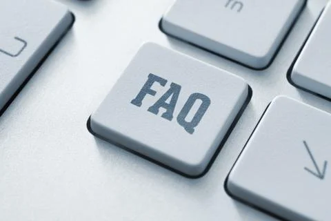 Faq button Stock Photos