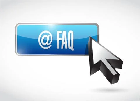 Faq button sign illustration design 스톡 일러스트