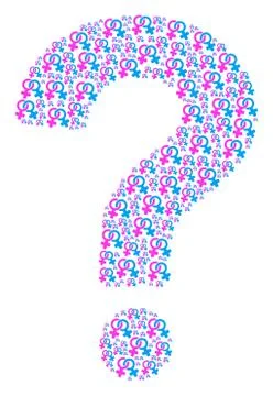 FAQ Composition of Lesbi Symbol Icons Stock Illustration