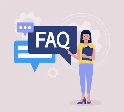 FAQ concept Stock Illustration