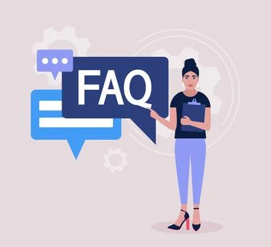 FAQ concept Stock Illustration