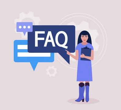 FAQ concept Stock Illustration