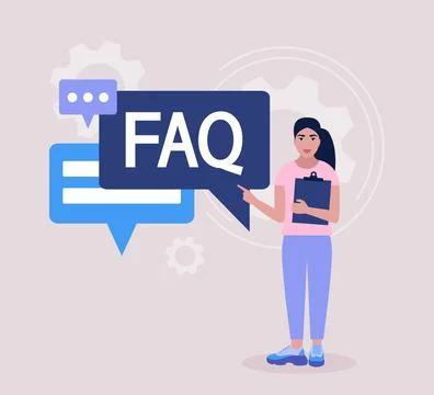 FAQ concept Stock Illustration