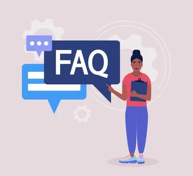 FAQ concept Stock Illustration