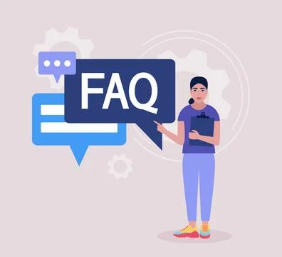 FAQ concept Stock Illustration