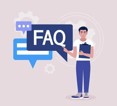 FAQ concept Stock Illustration