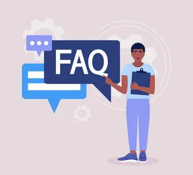 FAQ concept Stock Illustration