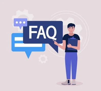 FAQ concept Stock Illustration