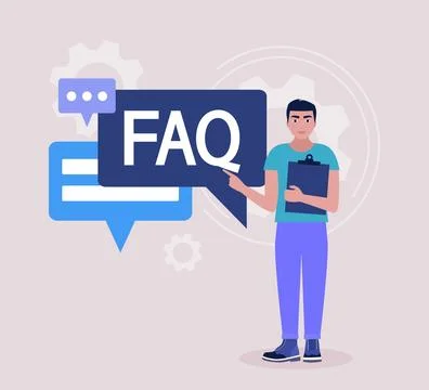 FAQ concept Stock Illustration
