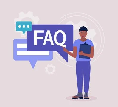 FAQ concept Stock Illustration