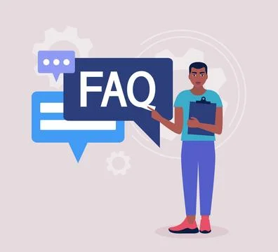 FAQ concept Stock Illustration