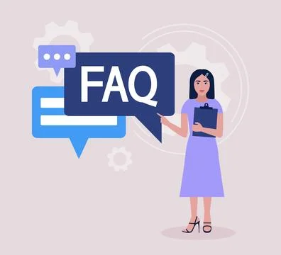 FAQ concept Stock Illustration