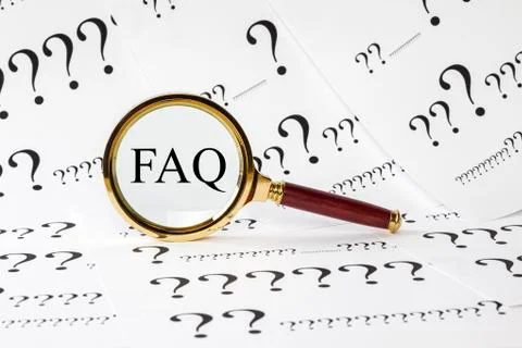 Faq concept Stock Photos