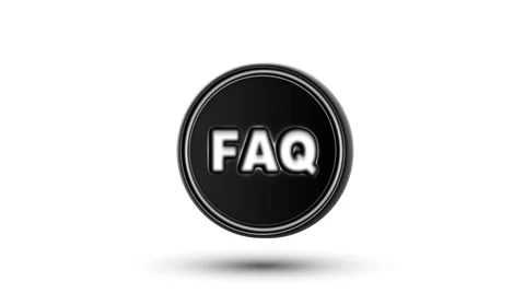 "FAQ" on the counter. Looping. Alpha channel. 스톡 동영상 63162724