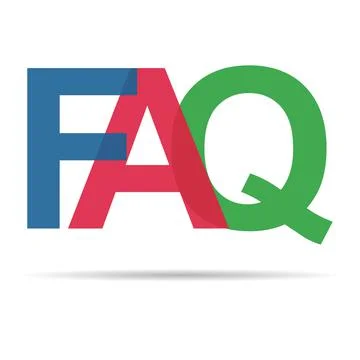 FAQ, frequently asked questions vector icon. Information speech bubble symbol Stock Illustration