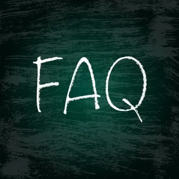 FAQ grunge background Stock Illustration