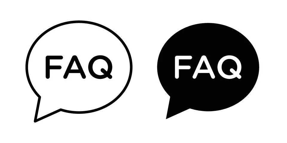 Faq help icon vector design. EPS10 Stock Illustration