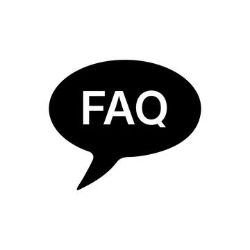 FAQ icon design template isolated illustration Stock Illustration