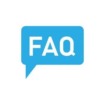 FAQ icon design template isolated illustration Stock Illustration