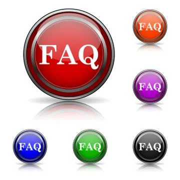 Faq icon Stock Illustration