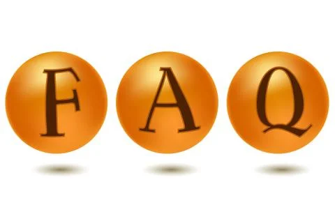Faq icon Illustrazione stock