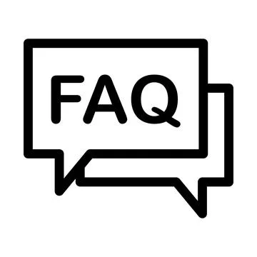 Faq icon vector for graphic design, logo, website, social media, mobile app.. Stock Illustration