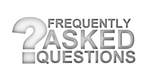 FAQ Illustrazione stock