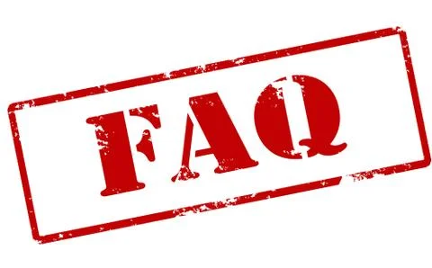 Faq Illustrazione stock