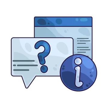 FAQ illustration Stock-Illustration