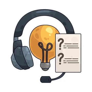 FAQ illustration Stock Illustration